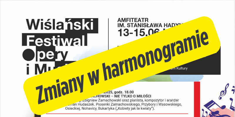 zmiany w harmonogramie